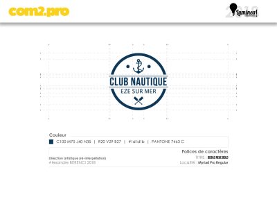 Club Nautique d'Èze - Logo - 2018